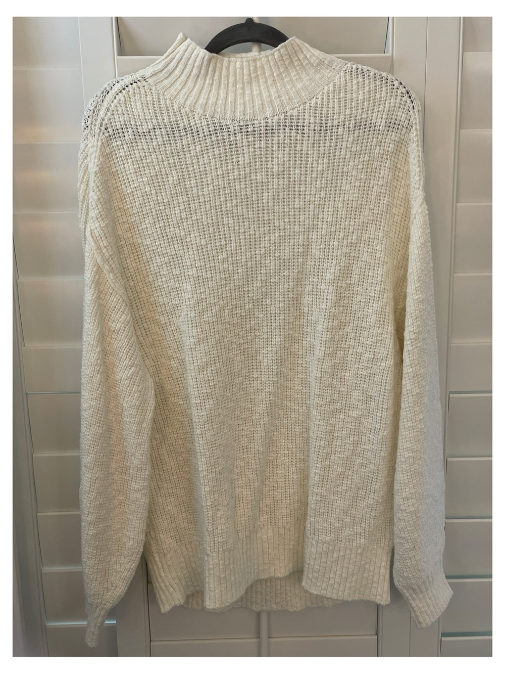 aerie Cream Turtleneck Sweater